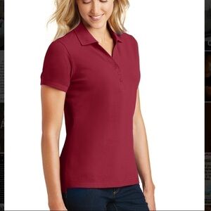 NWT Eddie Bauer Ladies Cotton Pique Polo